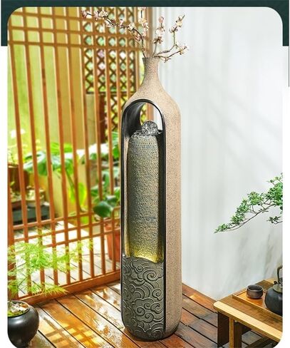 Decor Floor Feng Shui Ornaments Chinese Style Living Room Decoration Fountain Waterscape Opening Housewarming Gift for Entryway in Saudi Arabia