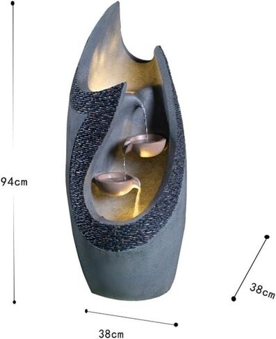 Decor Flowing Water Fountain Decoration Office Porch Living Room Home Outdoor Courtyard Circulating Water Decoration for Entryway in Saudi Arabia