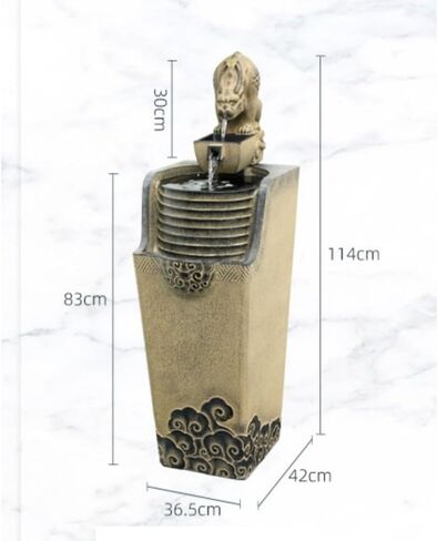 Decor Floor to Ceiling Landscape Decoration Indoor Living Room Balcony Outdoor Circulating Water Landscape Fountain for Entryway in Saudi Arabia