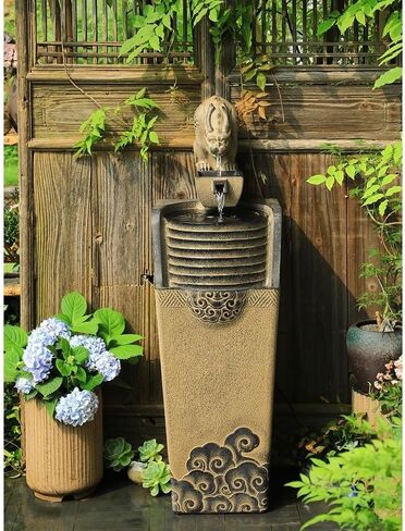 Decor Floor to Ceiling Landscape Decoration Indoor Living Room Balcony Outdoor Circulating Water Landscape Fountain for Entryway in Saudi Arabia