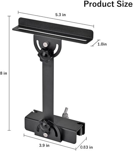 Aquarium Light Riser 0-6.5 Inch High Adjustment Fish Tank LED Aquarium Light Stand Support Width <=4.9 Inches Rust -Proof Metal Material, 12 Kg of Carrying Capacity in Saudi Arabia