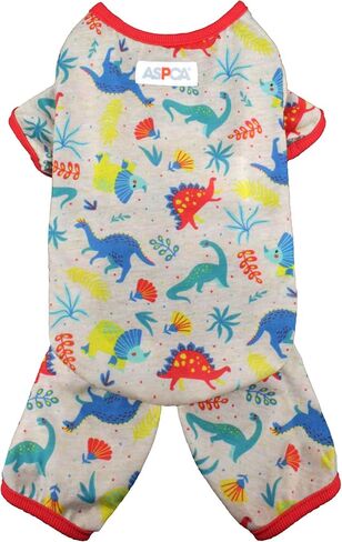 ASPCA Dog Pajama for Small Pets, Soft Fleece Indoor Calming Apparel for Dogs and Puppies with thin coat, Sheep in Saudi Arabia