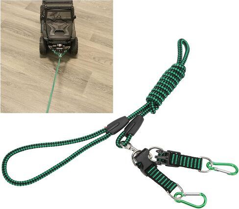 RC Car Nylon Traction Rope High Strength Durable Winch Recovery Strap with Hooks for 1/5 1/8 1/10 Scale Remote Control Cars Model Toys (Blue) in Saudi Arabia