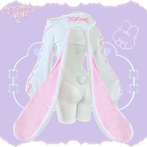 KORURACLUB Cosplay Sexy maid outfit Bunny Outfit cosplay women Animal Costumes Bunny Bodysuit in Kuwait
