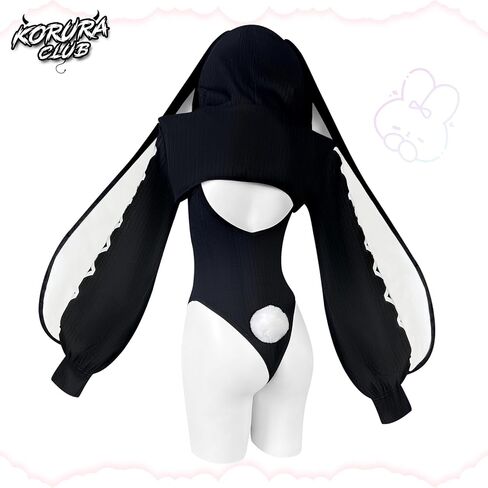 KORURACLUB Cosplay Sexy maid outfit Bunny Outfit cosplay women Animal Costumes Bunny Bodysuit in Kuwait
