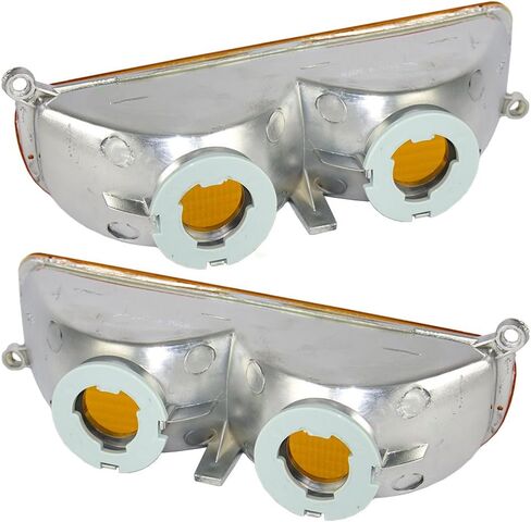 Brock Replacement Set Driver and Passenger Park Signal Front Mounted Lights Compatible with 1997-2001 Cherokee 55055143 55055142 in Saudi Arabia