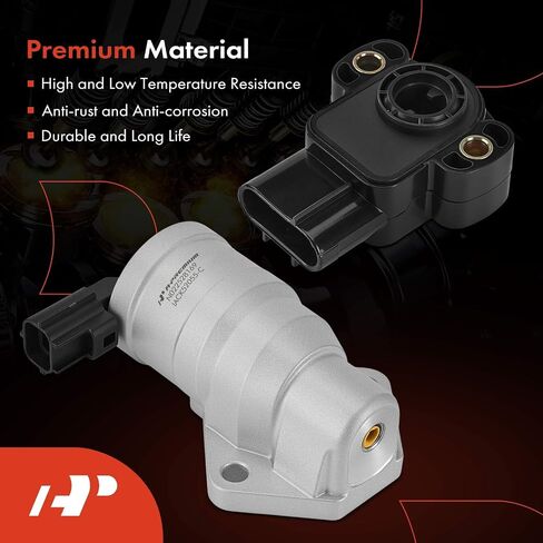 A-Premium Idle Air Control Valve IAC + Throttle Position Sensor TPS Compatible with Ford F-150 2001-2003, F-150 Heritage 2004, E-150 2003, E-150 Club Wagon, E-150 Econoline, E-250, E-250 Econoline in Saudi Arabia