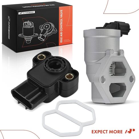 A-Premium Idle Air Control Valve IAC + Throttle Position Sensor TPS Compatible with Ford F-150 2001-2003, F-150 Heritage 2004, E-150 2003, E-150 Club Wagon, E-150 Econoline, E-250, E-250 Econoline in Saudi Arabia