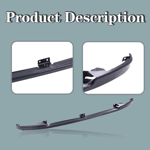 CarPartsDepot Lower Front Bumper Valance Black Compatible with 1992-1997 Ford Bronco Super Duty F150 F250 F350 F450 F2TZ17626A FO1095154 in Saudi Arabia
