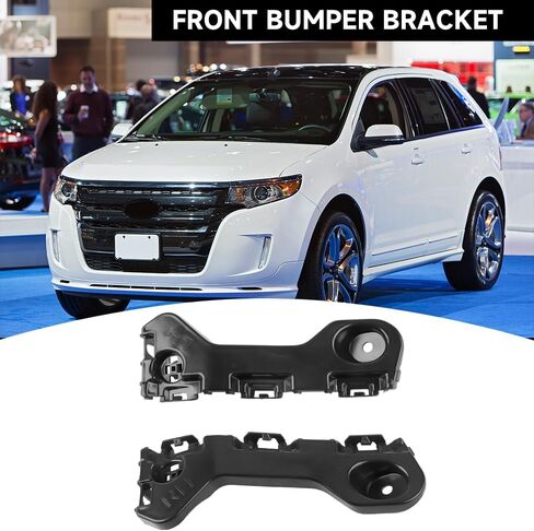Front Bumper Bracket Bumper Retainer Support - Compatible for Ford Edge 2.0L L4 - Gas, 3.5L V6 - Gas, 3.7L V6 - Gas Limited, SE, SEL, Sport 2012 - 2014 - Replace Part BT4Z17C947A, BT4Z17C947B in Saudi Arabia