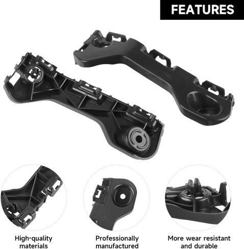 Front Bumper Bracket Bumper Retainer Support - Compatible for Ford Edge 2.0L L4 - Gas, 3.5L V6 - Gas, 3.7L V6 - Gas Limited, SE, SEL, Sport 2012 - 2014 - Replace Part BT4Z17C947A, BT4Z17C947B in Saudi Arabia