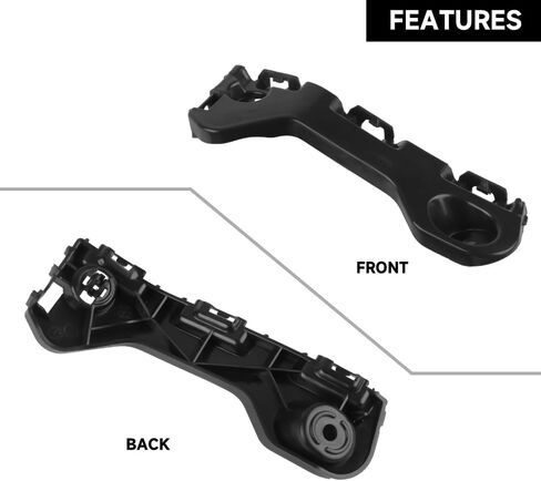 Front Bumper Bracket Bumper Retainer Support - Compatible for Ford Edge 2.0L L4 - Gas, 3.5L V6 - Gas, 3.7L V6 - Gas Limited, SE, SEL, Sport 2012 - 2014 - Replace Part BT4Z17C947A, BT4Z17C947B in Saudi Arabia