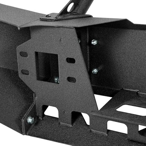 ‎KUAFU Front Bumper Assembly Compatible with 1999-2004 Ford F250 F350 F-250 F-350 Super Duty Steel Powder Coated w/Winch Plate Two Packages in Saudi Arabia