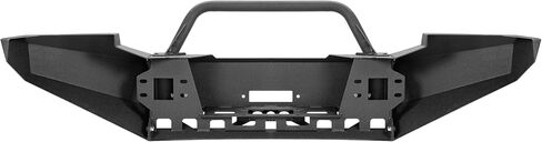‎KUAFU Front Bumper Assembly Compatible with 1999-2004 Ford F250 F350 F-250 F-350 Super Duty Steel Powder Coated w/Winch Plate Two Packages in Saudi Arabia
