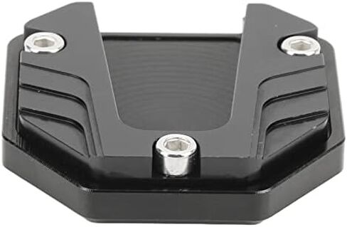 Motorcycle Kickstand Plate, Aluminium Alloy Side Stand Extension Plate High Strength Pad Support Accessory for Parking on Hot Pavement, Grass, Soft Ground and More in Saudi Arabia
