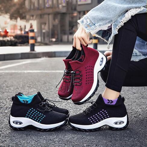 راحة ارتداء الأحذية للنساء ، والراحة ortho strudr stretch shoes ، وسادة الهواء سادة العظام الممرضة أحذية رياضية in Kuwait