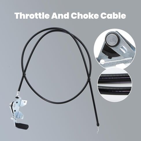 Astrosync Throwrottle and Cok Cable Fit for Scag Cheetah II Turf Tiger II ، Fair Myers Throttle & Choke Cable استبدال 481363 in Saudi Arabia
