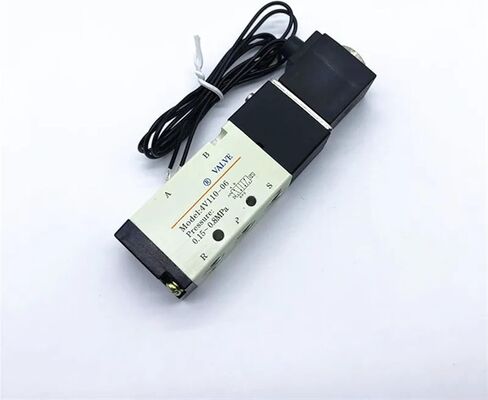 4V110-06 1/8 صمامات الملف اللولبي للهواء 2 الموضع 5 Port Pneumatic Control Valve DC12V DC24V AC110V AC220V (DC24) in Kuwait
