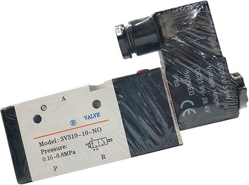 3v310-08/10 1/4 "3/8" Therad ملهى الملف اللولبي الصمام AC110V AC220V DC12V DC24V 3 Way Air Control Valve (AC220،3V310-08 NC) in Kuwait