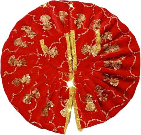 Laddu Gopal Dress l Ladoo Gopal Dress l Kanha Ji Dress (Set of 6 Poshak) Size 0 1 2 3 4 5 6 (Winter Velvet, Size 5) in Saudi Arabia