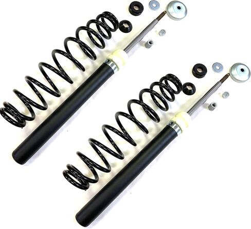 DTA Pair of Front Coilover Gas Shock Absorbers – Fits Polaris ATVs (Diesel, Sportsman, Magnum, Trail, Xplorer, Worker) – OEM Replacement 7041374 7041761 7041755 in Saudi Arabia