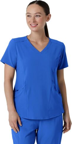 Renew Women's V-Neck Top, Royal, XL in Saudi Arabia
