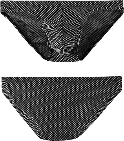 Mens Briefs Underwear Low Rise Bulge Pouch Bikini Comfortable Breathable Underwear Male Multicolor-Y in Saudi Arabia