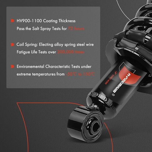 A-Premium Front Pair (2) Complete Strut and Coil Spring Assembly Compatible with Nissan Frontier 2005-2019, Driver and Passenger Side in Saudi Arabia
