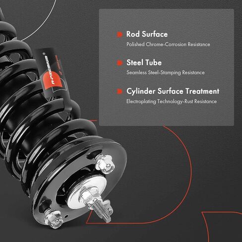 A-Premium Front Pair (2) Complete Strut and Coil Spring Assembly Compatible with Nissan Frontier 2005-2019, Driver and Passenger Side in Saudi Arabia