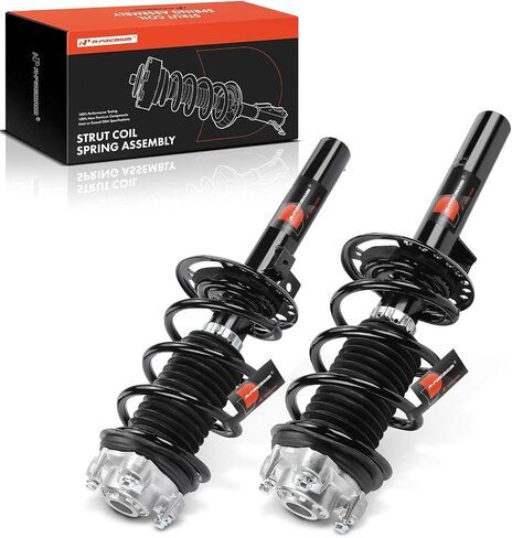 A-Premium Front Pair (2) مجموعة كاملة من الدعامة والملف التوافق مع BMW G01 Series X3 2019 2020 2021 2022 ، سائق ومسافر ، استبدل# 18-920814 in Saudi Arabia
