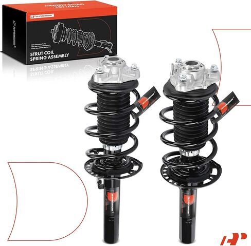 A-Premium Front Pair (2) مجموعة كاملة من الدعامة والملف التوافق مع BMW G01 Series X3 2019 2020 2021 2022 ، سائق ومسافر ، استبدل# 18-920814 in Saudi Arabia