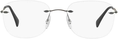 Ray-Ban Rx8748 Titanium Oval Prescription Eyeglass Frames in Saudi Arabia