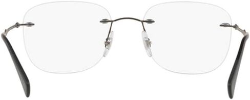 Ray-Ban Rx8748 Titanium Oval Prescription Eyeglass Frames in Saudi Arabia