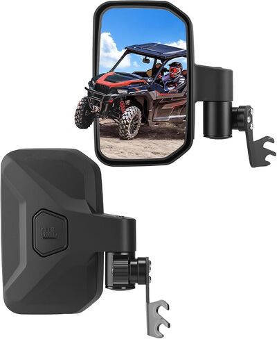 KEMIMOTO UTV Side Mirrors Spring Back Feature Mirrors Easy Adjust After Fold Compatible with Polaris General 1000/ XP 1000/4 1000/ XP 4 1000 2016-2025 Mounted on ROPS bar for UTV in Saudi Arabia
