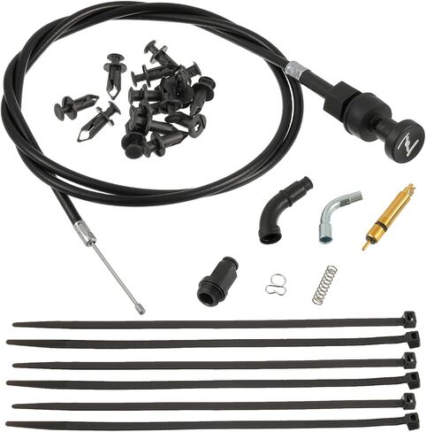 كابل الخنق ومجموعة المكبس الصمام المبتدئة متوافقة مع مزرعة 350 TRX350 TRX350FM 2000-2006 Fourtrax 300 350 FOREMAN 400 TRX350TM TRX350FE ATV 4 Wheeler Quad Part 17950-HN5-671 in Kuwait