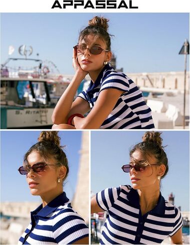 نظارة شمسية صغيرة مستطيل للنساء للنساء in Kuwait