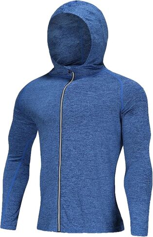 Men's Outdoor Active Running Long-Sleeve Zip SweatShirt in Saudi Arabia