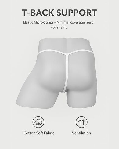Men's Sexy G-String Thong Underwear Low Rise Mesh Printed String Bikini with Bulge Pouch Support in Saudi Arabia