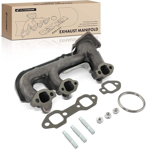 A -Premium Left Left Left Mendold Kit W/Gaskets ، Buds ، Nuts [4.3L] متوافق مع Chevy ، GMC & Workhorse - Silverado 1500 1500 Classic ، Express 1500 2500 ، Sierra ، Savana ، Fastrack FT931 in Saudi Arabia