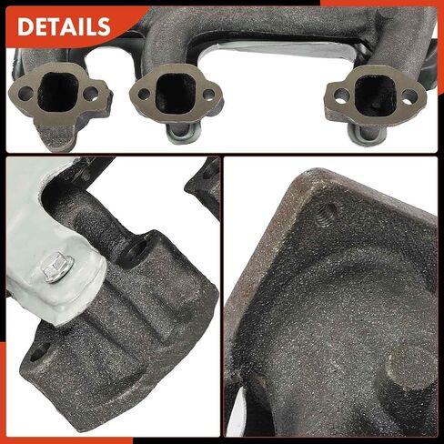 A -Premium Left Left Left Mendold Kit W/Gaskets ، Buds ، Nuts [4.3L] متوافق مع Chevy ، GMC & Workhorse - Silverado 1500 1500 Classic ، Express 1500 2500 ، Sierra ، Savana ، Fastrack FT931 in Saudi Arabia