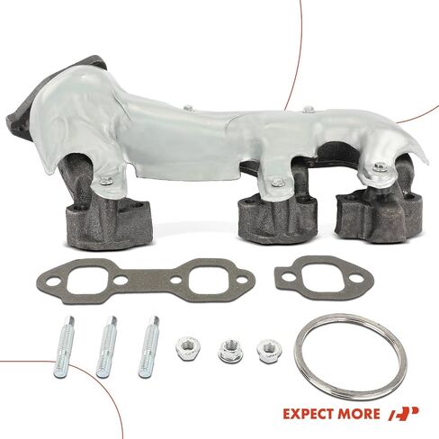 A -Premium Left Left Left Mendold Kit W/Gaskets ، Buds ، Nuts [4.3L] متوافق مع Chevy ، GMC & Workhorse - Silverado 1500 1500 Classic ، Express 1500 2500 ، Sierra ، Savana ، Fastrack FT931 in Saudi Arabia