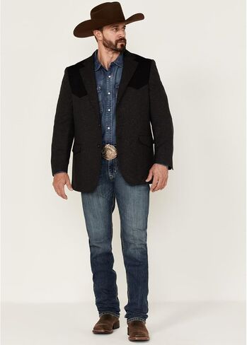 Cody James Men's Waco Contrast Yolk Button Down Western Sportcoat - Rsft7102-457 in Saudi Arabia