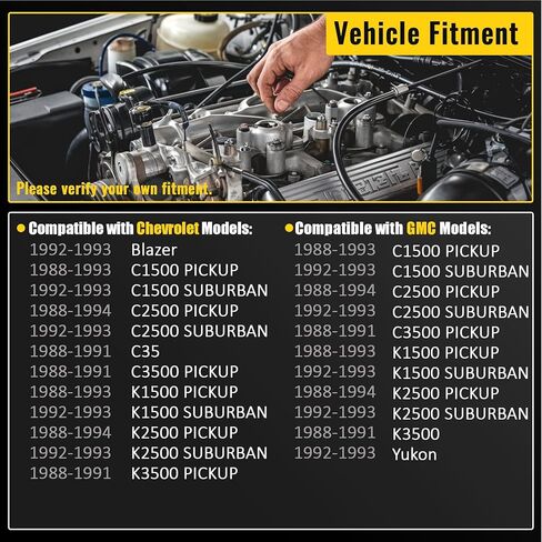 Power Brake Booster 54-71046 Compatible with Chevrolet Blazer C1500 C2500 C35 C3500 K1500 K2500 Suburban For GMC C1500 C2500 Suburban K1500 K2500 Suburban Yukon in Saudi Arabia