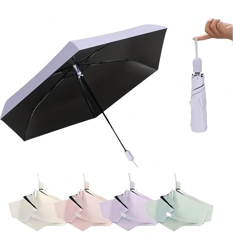 Travel Sun Umbrella with UV Protection – Comfortable Size for One Person, Compact Folding, Easy to Carry in Saudi Arabia