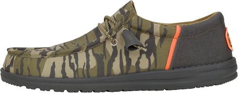 HEYDUDE Wally Funk Mossy Oak BTML Black Camo Size 12, Mens Shoes, Slip-on Loafers, Comfortable & Light-Weight in Saudi Arabia