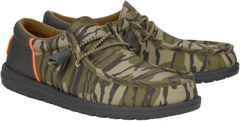 HEYDUDE Wally Funk Mossy Oak BTML Black Camo Size 12, Mens Shoes, Slip-on Loafers, Comfortable & Light-Weight in Saudi Arabia