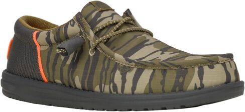 HEYDUDE Wally Funk Mossy Oak BTML Black Camo Size 12, Mens Shoes, Slip-on Loafers, Comfortable & Light-Weight in Saudi Arabia