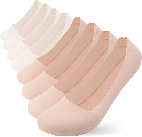 No Show Socks Womens: loafers for women Invisible fit, stretchy, cotton sole, anti-slip, cuttable in Saudi Arabia