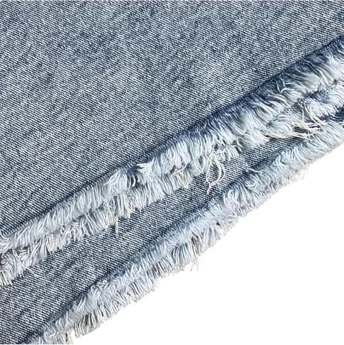 Stretchy Jean Shorts Womens High Waisted Frayed Raw Hem Distressed Denim Shorts Cut Off Shorts Casual in Saudi Arabia