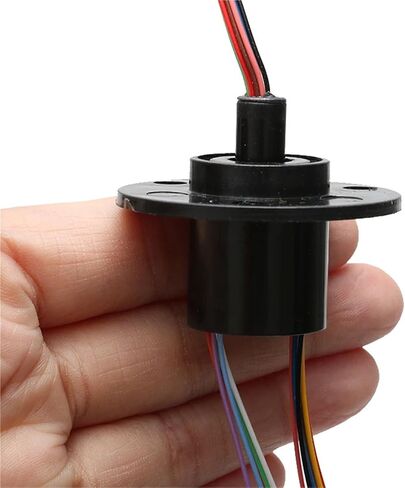1pcs الكرة عالية السرعة gimbal حلقة الانزلاق الخارجي di 22mm 12ch 2A موصل حلقة جامع الدوران in Saudi Arabia